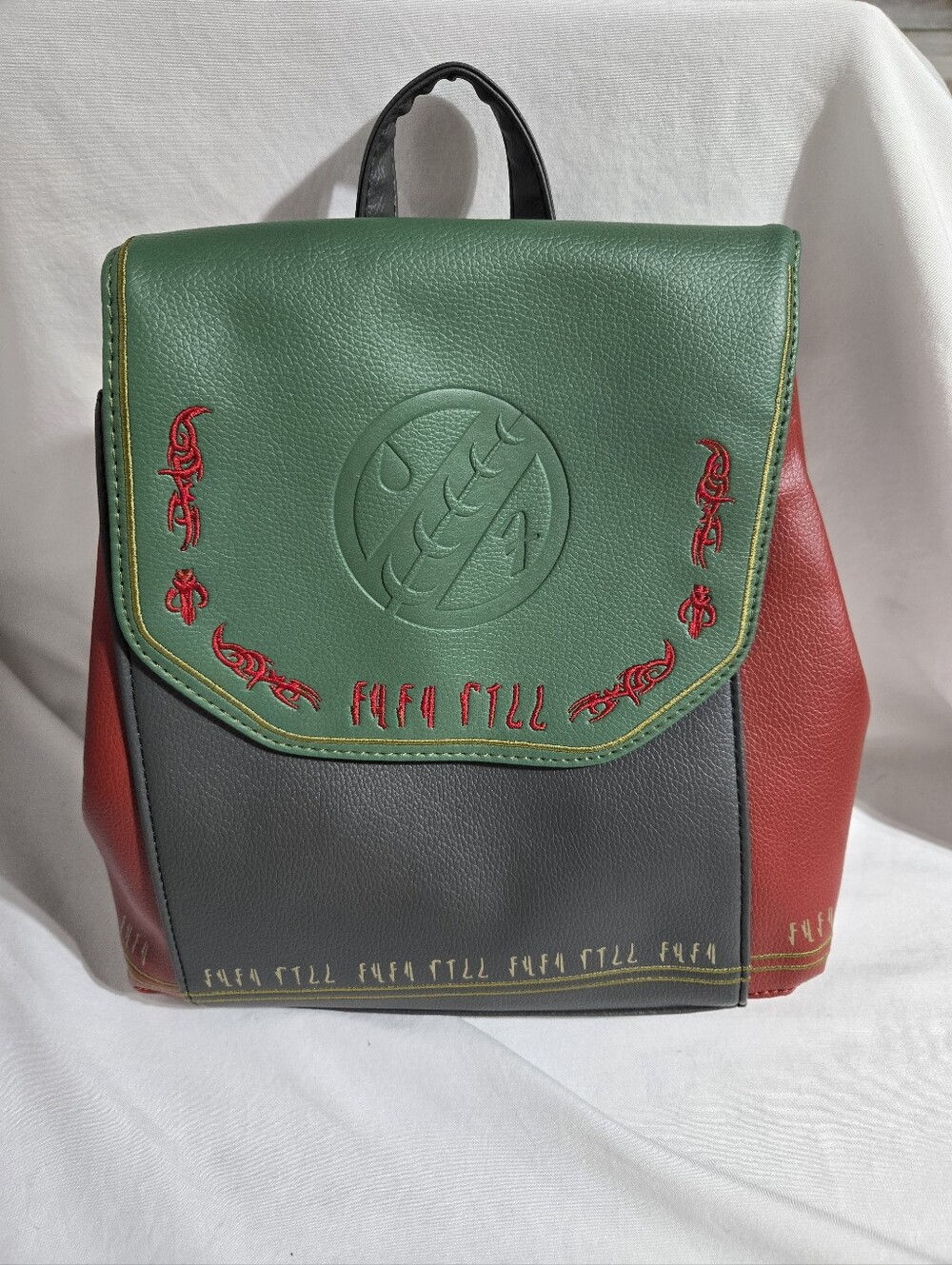 NWT Danielle Nicole x Star Wars Boba Fett Mini Backpack Purse Faux Leather